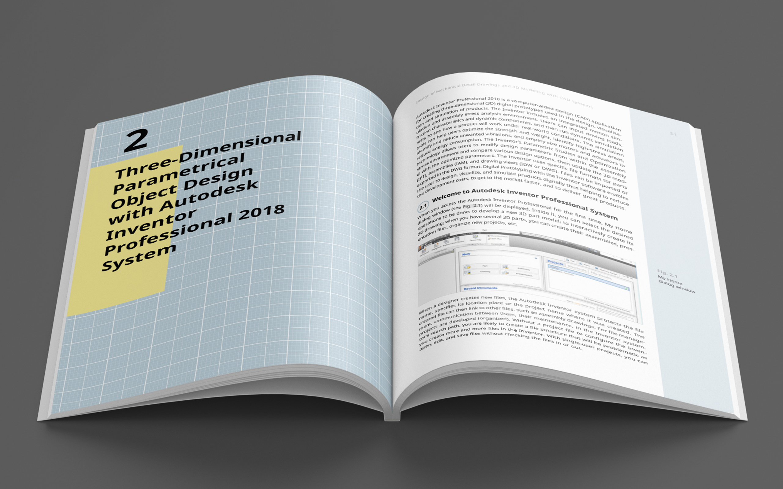 An example of glued book An example of glued book